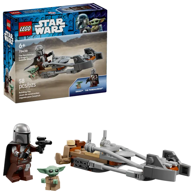 La speeder bike del Mandalorian e di Grogu (75436)