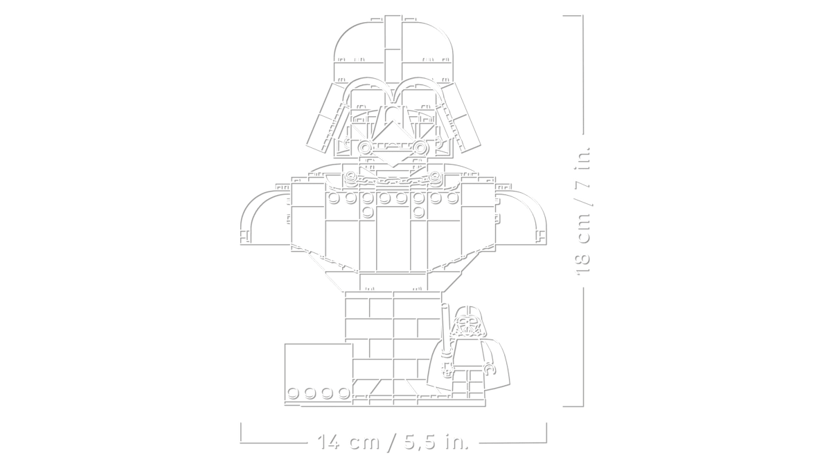 LEGO Star Wars Darth Vader Bust
