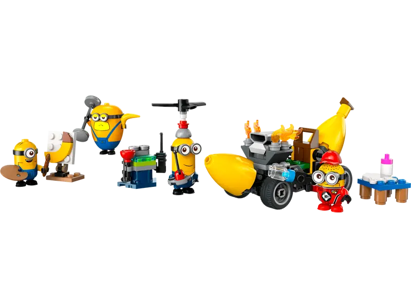 „Ich – Einfach unverbesserlich – 4 Minions und Bananenauto“ (75580)