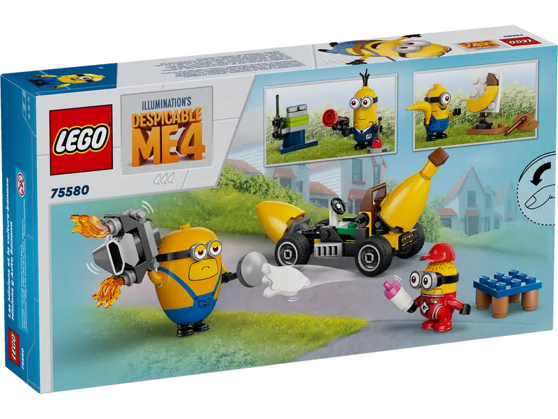 „Ich – Einfach unverbesserlich – 4 Minions und Bananenauto“ (75580)