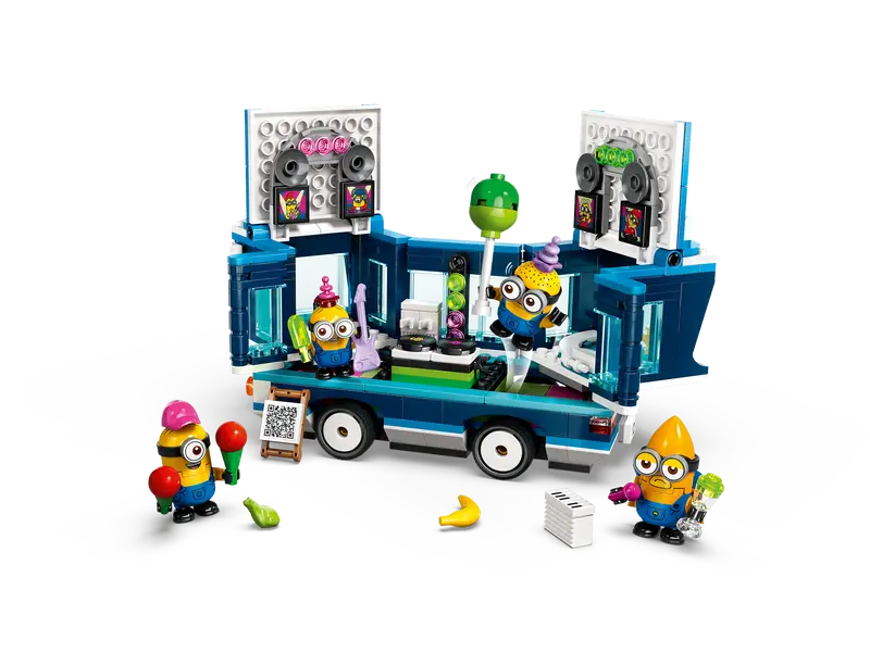Cattivissimo me 4 Minions e il loro party bus musicale (75581)
