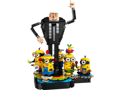 Figurines à construire Moi, Moche et Méchant 4 Gru et Minions (75582)