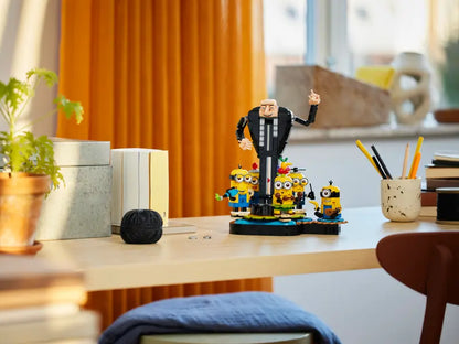 Figurines à construire Moi, Moche et Méchant 4 Gru et Minions (75582)