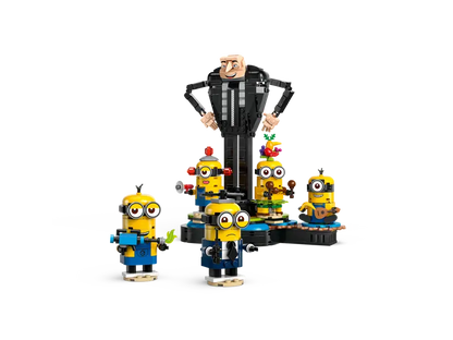 Figurines à construire Moi, Moche et Méchant 4 Gru et Minions (75582)