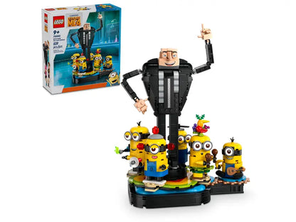 Figurines à construire Moi, Moche et Méchant 4 Gru et Minions (75582)