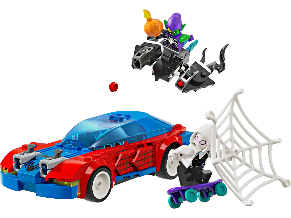 Voiture de course Spider-Man et gobelin vert Venom (76279)