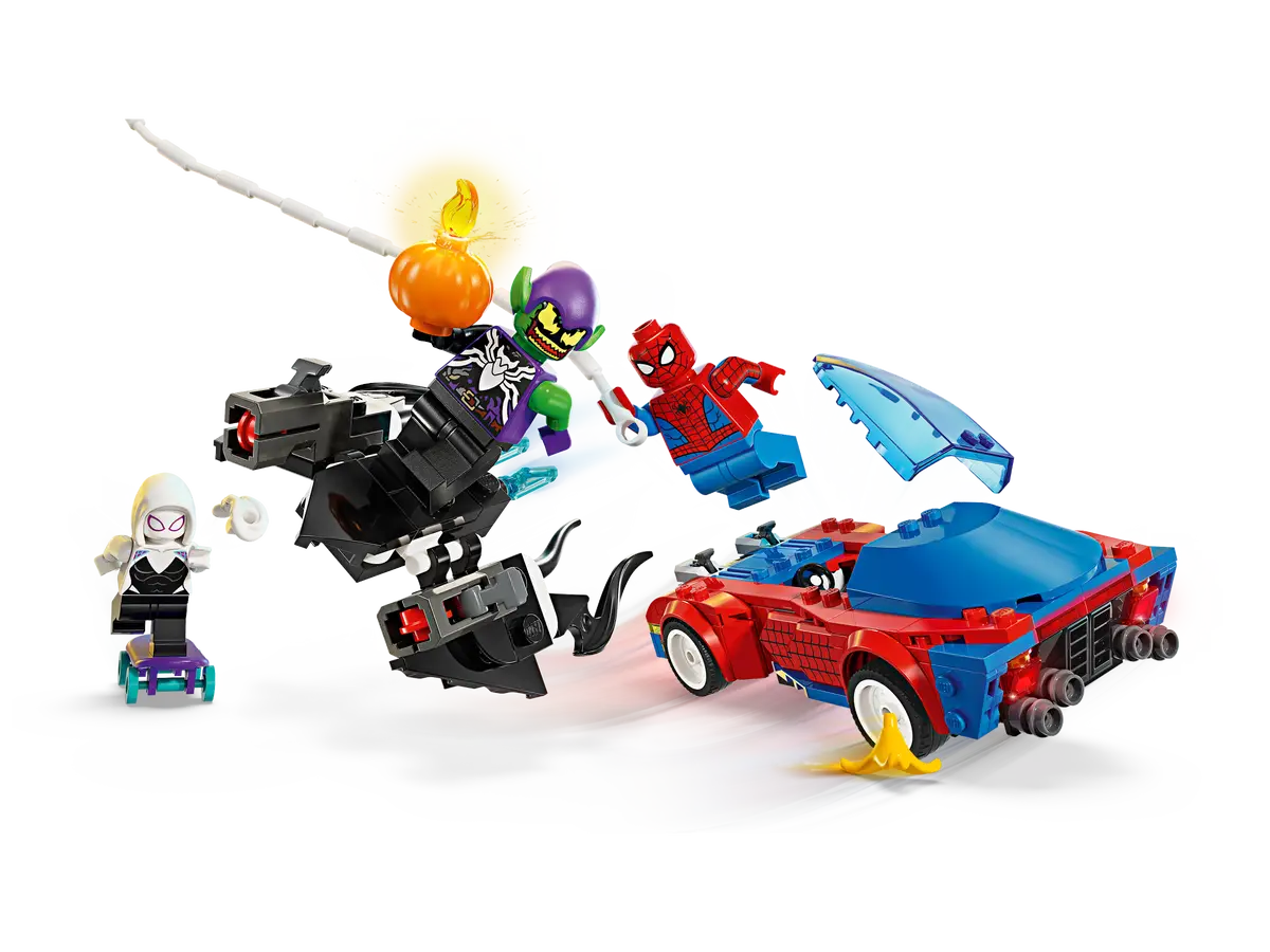 Voiture de course Spider-Man et gobelin vert Venom (76279)
