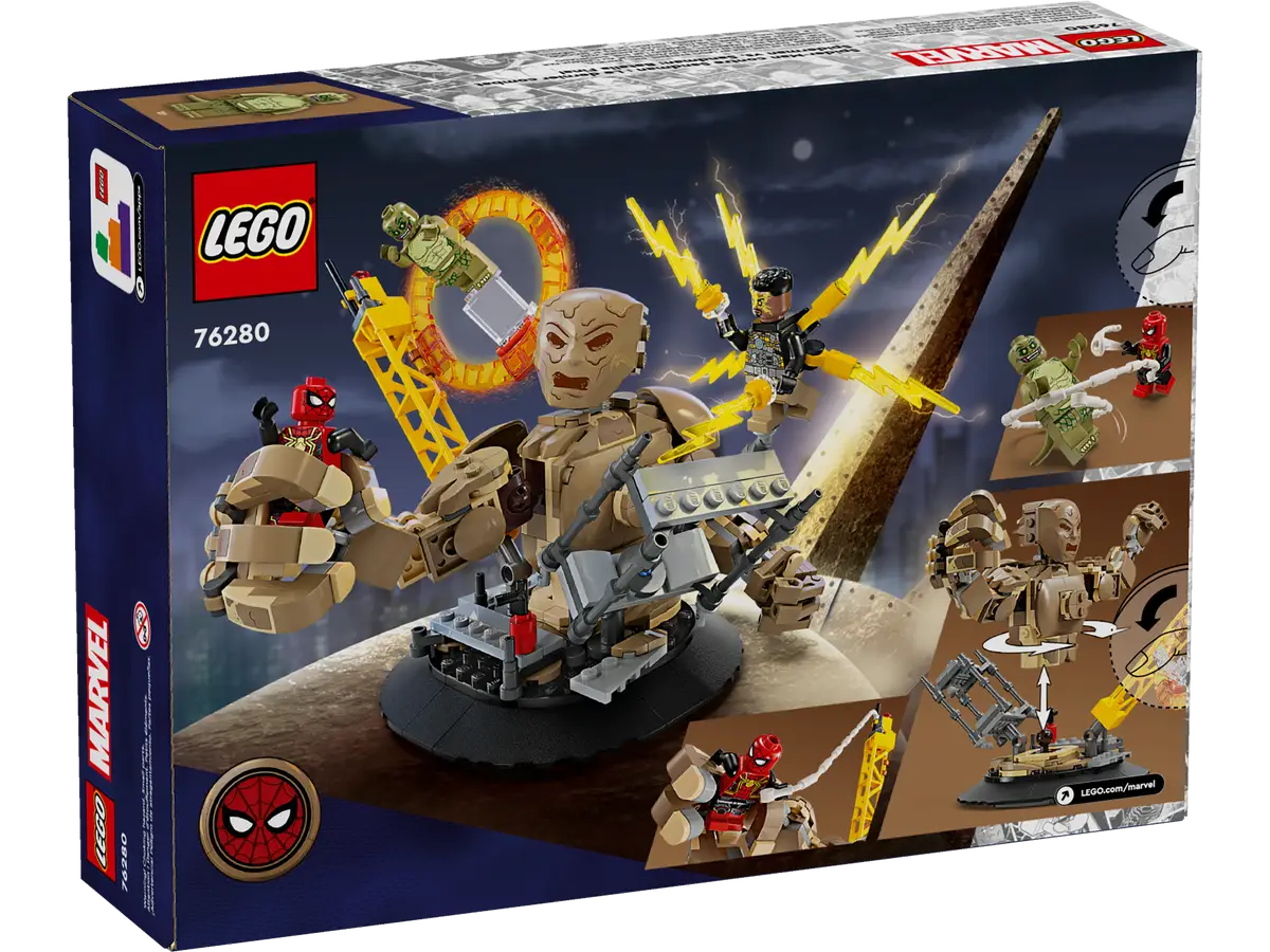 Bataille finale de Spider-Man contre Sandman (76280)