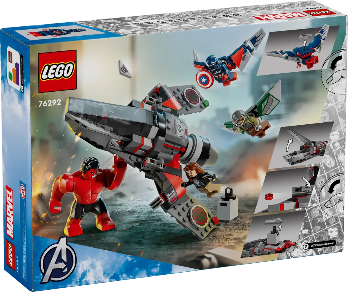 Battaglia di Capitan America contro Hulk Rosso (76292)