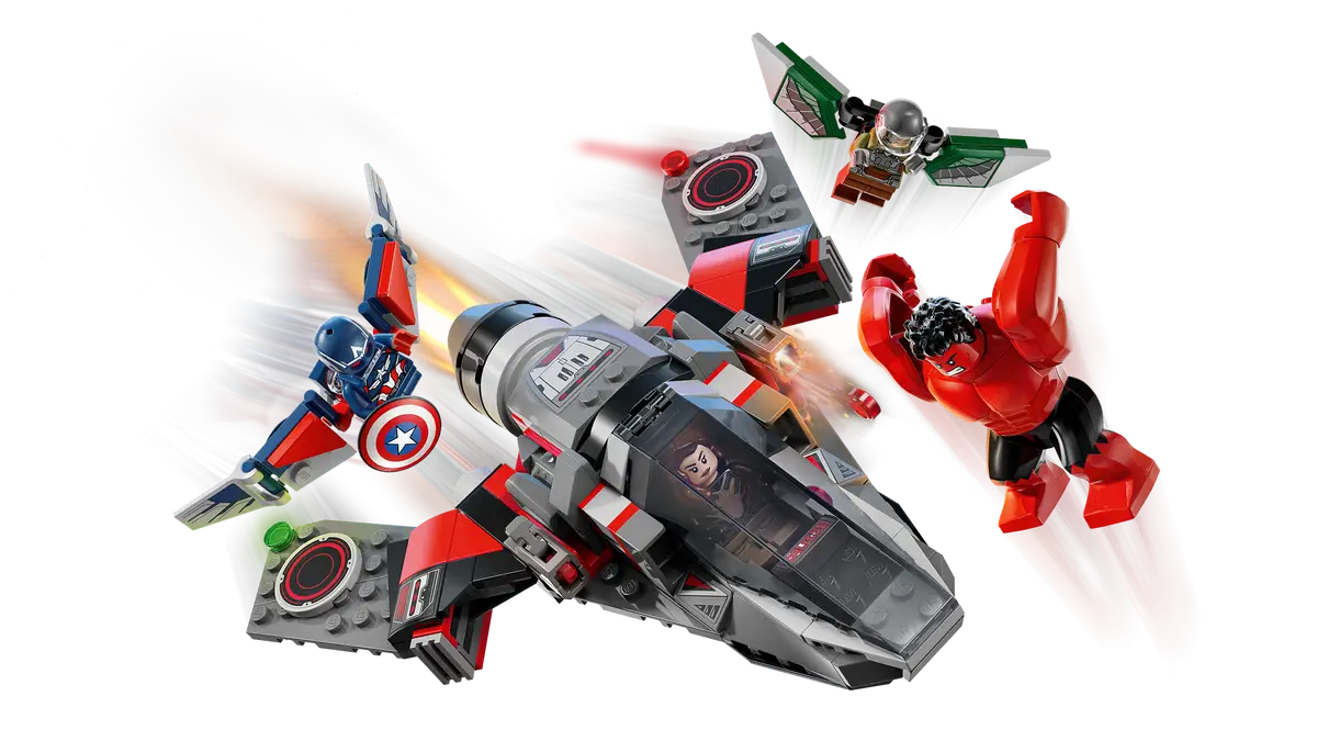 Bataille Captain America contre Red Hulk (76292)