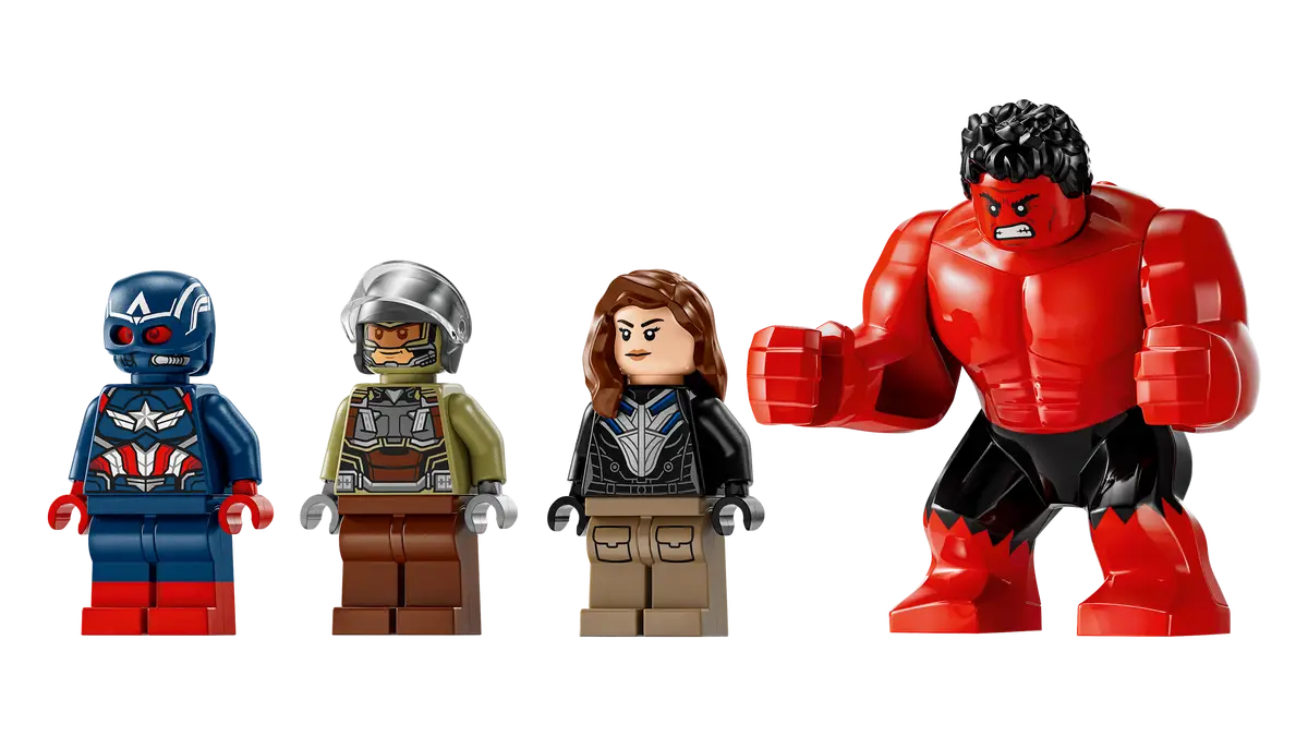 Bataille Captain America contre Red Hulk (76292)