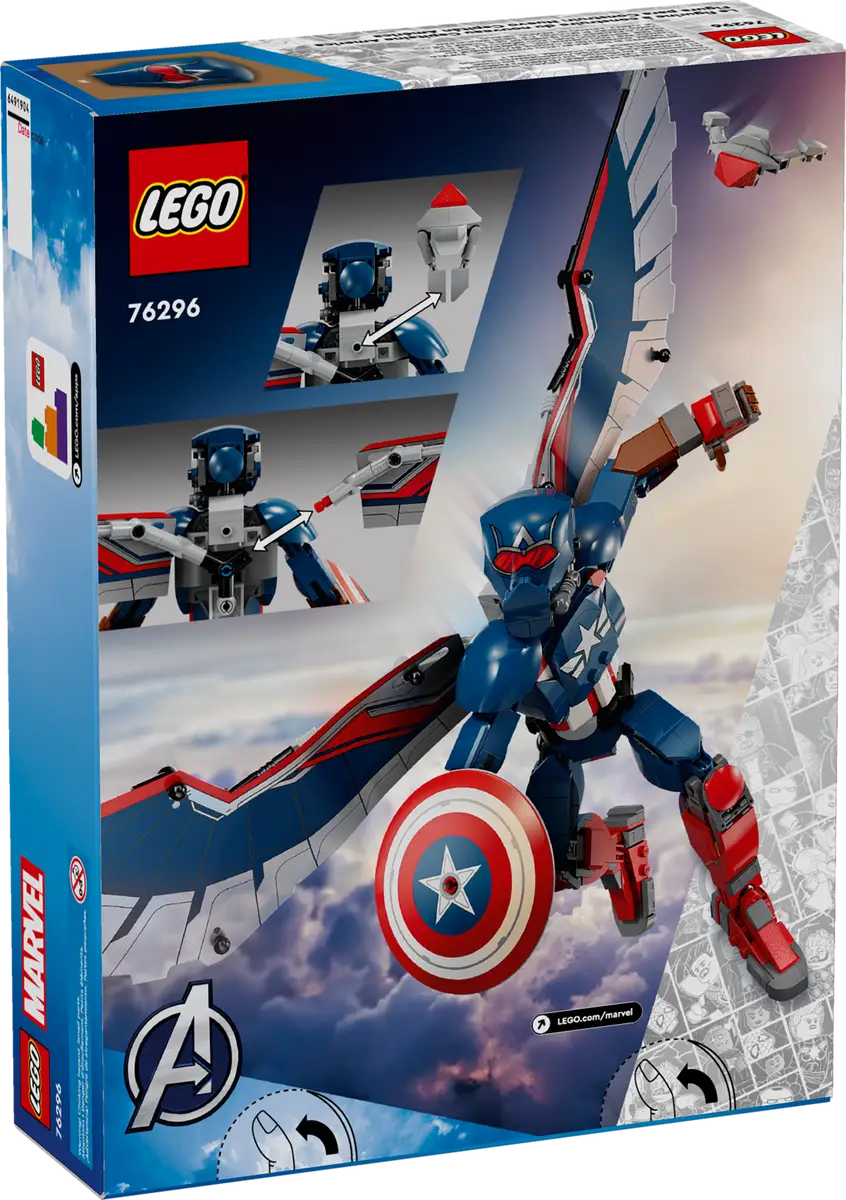 Neue Captain America Baufigur (76296)