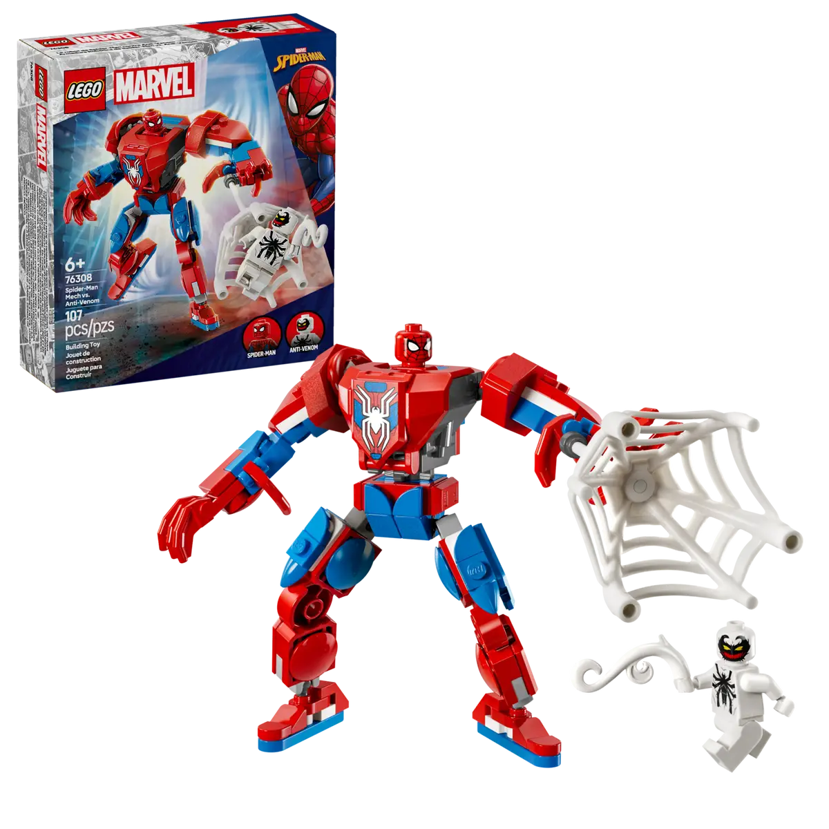 Spider-Man Mech contre Anti-Venom (76308)