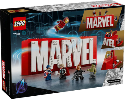 MARVEL Logo & Minifiguren (76313)
