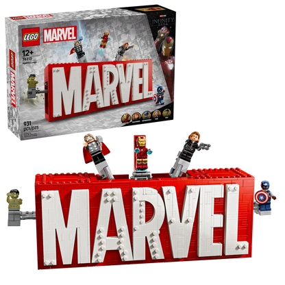 MARVEL Logo & Minifiguren (76313)