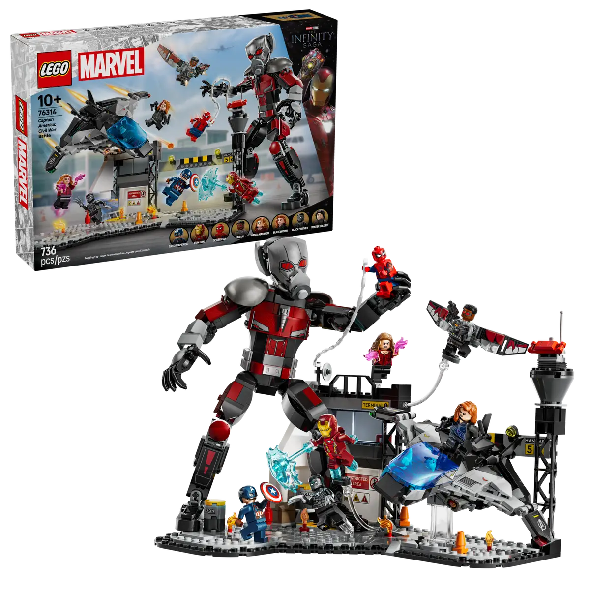 Captain America: Bürgerkriegs-Actionschlacht (76314)