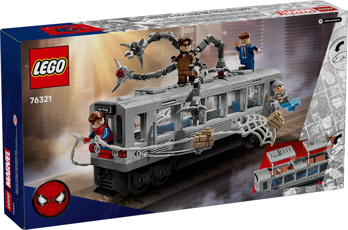 Spider-Man vs. Doc Ock U-Bahn-Szene (76321)