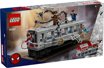 Scène de métro Spider-Man contre Doc Ock (76321)