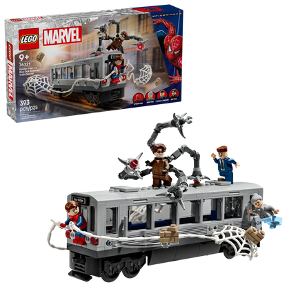 Scène de métro Spider-Man contre Doc Ock (76321)