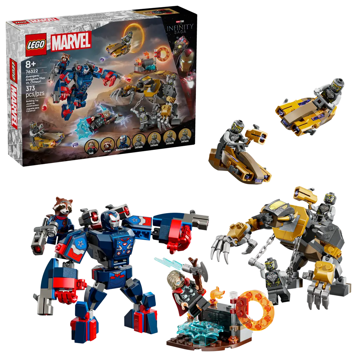 Avengers Endgame Thor vs. Chitauri (76322)