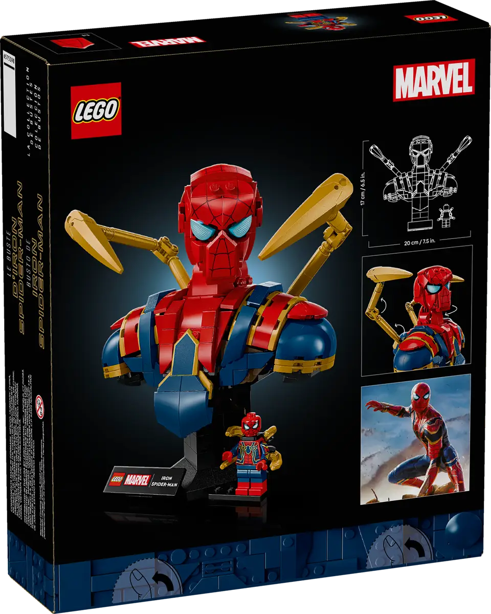 Eiserne Spider-Man-Büste (76326)