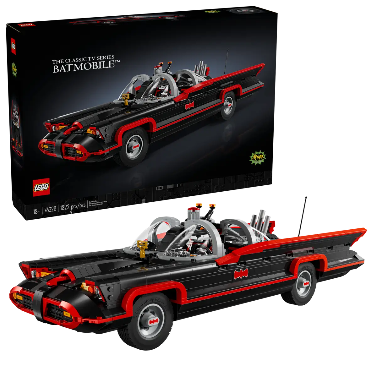 Batman, das klassische Batmobil der TV-Serie (76328)