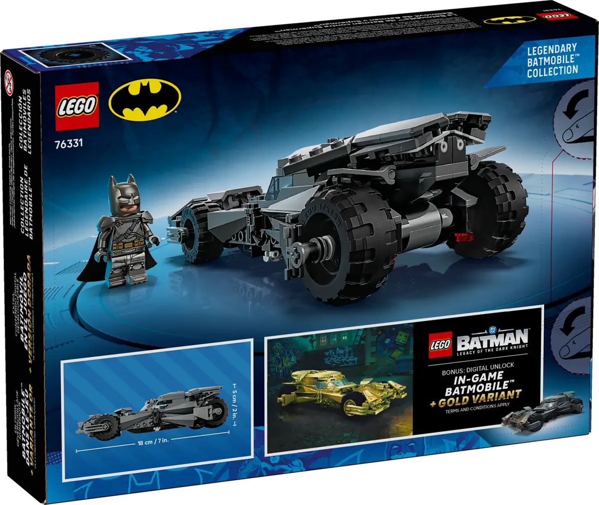 Batman vs. Superman Batmobil (76331)