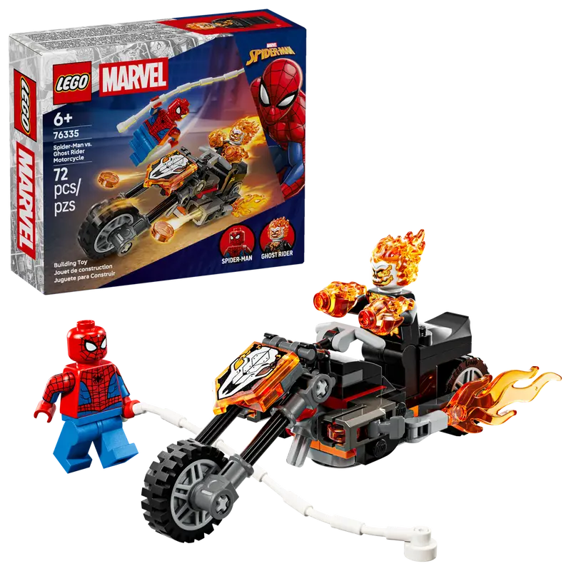 Spider-Man contro Ghost Rider Motocicletta (76335)