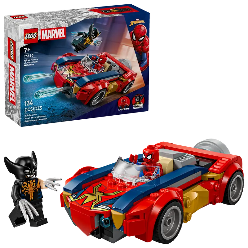 Spider-Man-Auto vs. Venomized Wolverine (76336)