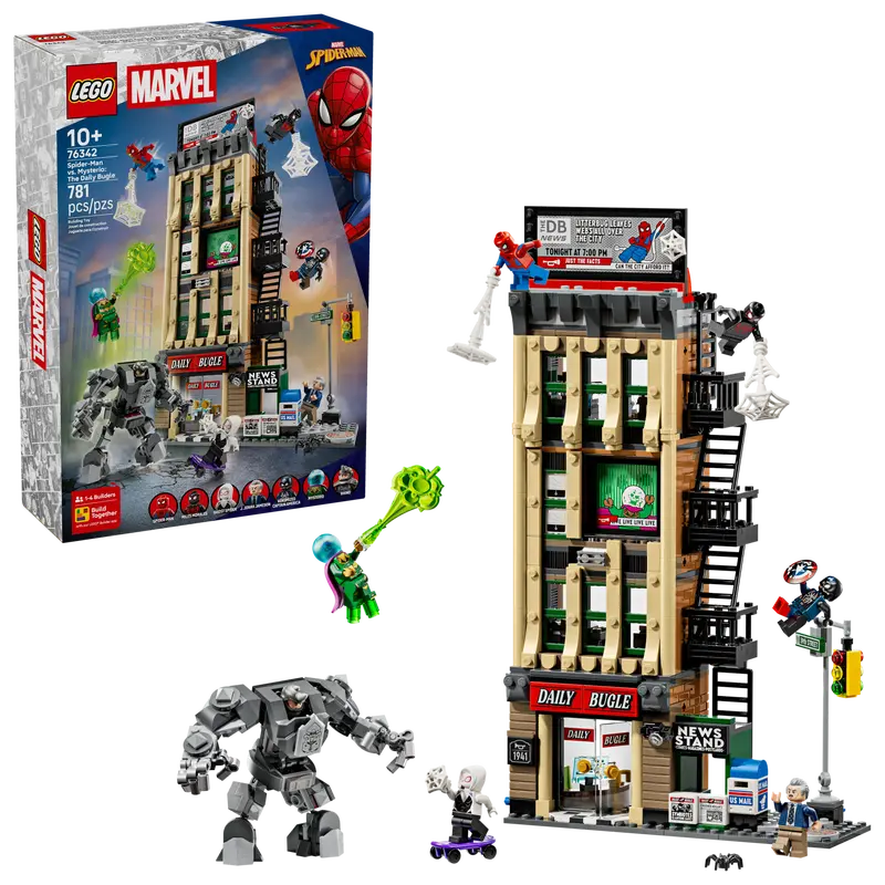 Spider-Man vs. Mysterio The Daily Bugle (76342)