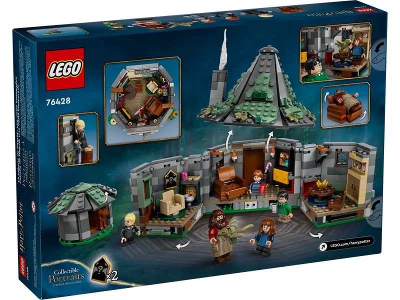 Visite de la cabane de Hagrid Harry Potter et ses amis (76428)