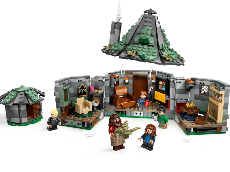 Visite de la cabane de Hagrid Harry Potter et ses amis (76428)