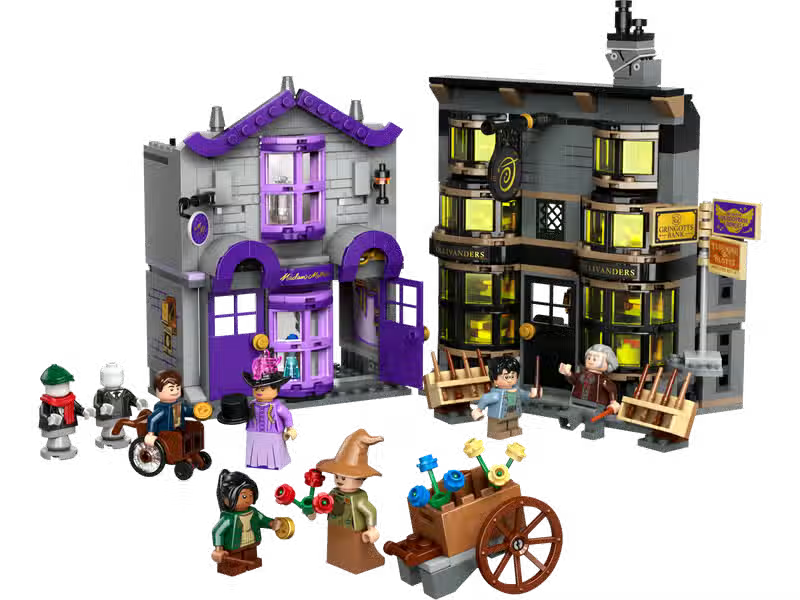 Ollivanders Wand Shop und Madam Malkins Roben für alle Gelegenheiten (76439)