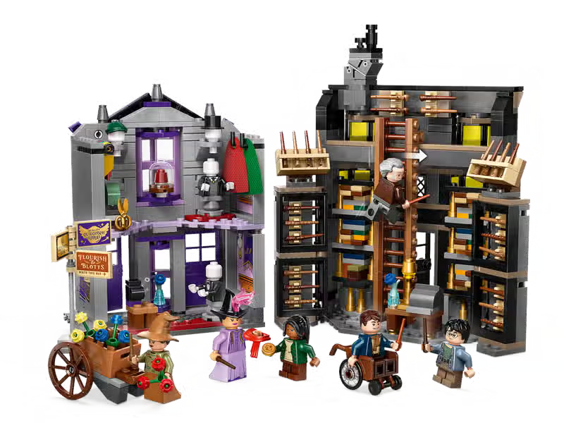 Ollivanders Wand Shop und Madam Malkins Roben für alle Gelegenheiten (76439)