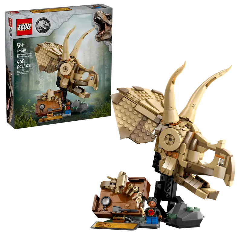 Dinosaurierfossilien Triceratops-Schädel (76969)
