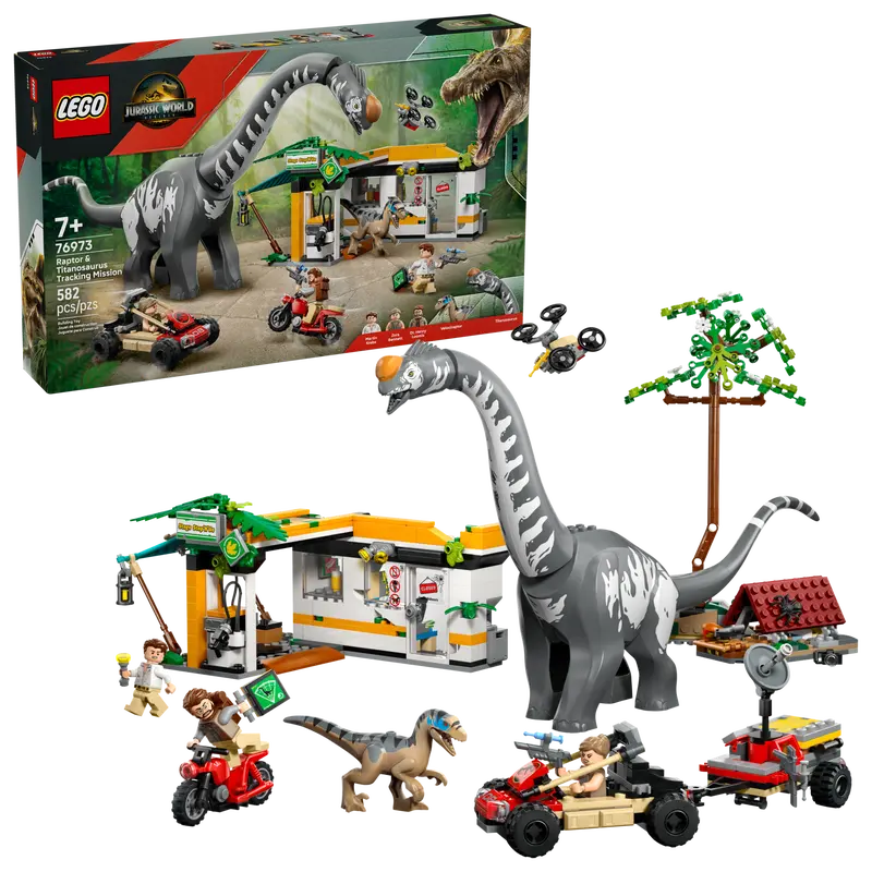 Raptor- und Titanosaurus-Tracking-Mission (76973)