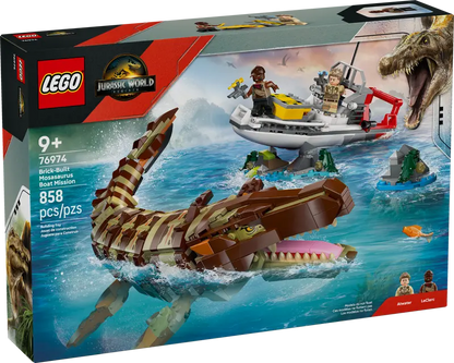 Aus Ziegeln gebaute Mosasaurus-Bootsmission (76974)