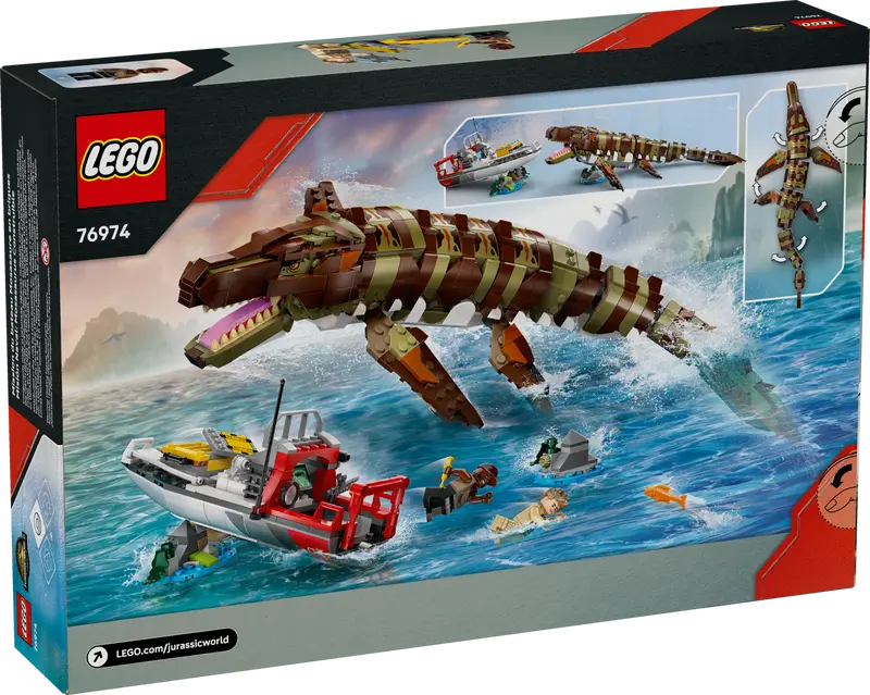 Aus Ziegeln gebaute Mosasaurus-Bootsmission (76974)