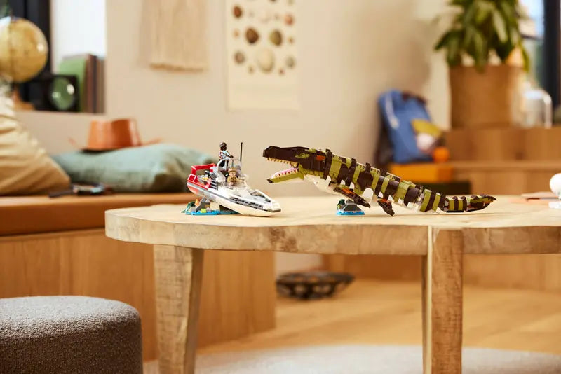 Aus Ziegeln gebaute Mosasaurus-Bootsmission (76974)
