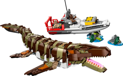 Aus Ziegeln gebaute Mosasaurus-Bootsmission (76974)