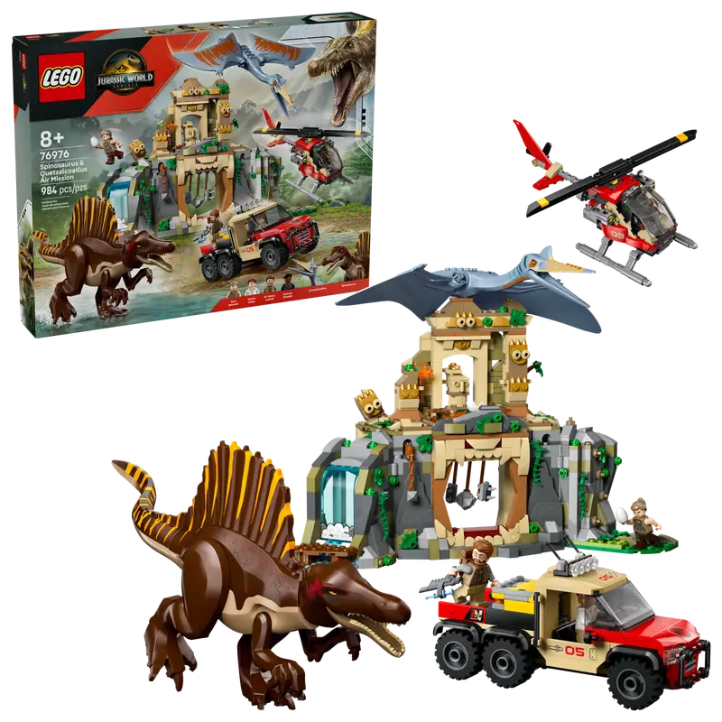 Luftmission Spinosaurus & Quetzalcoatlus (76976)