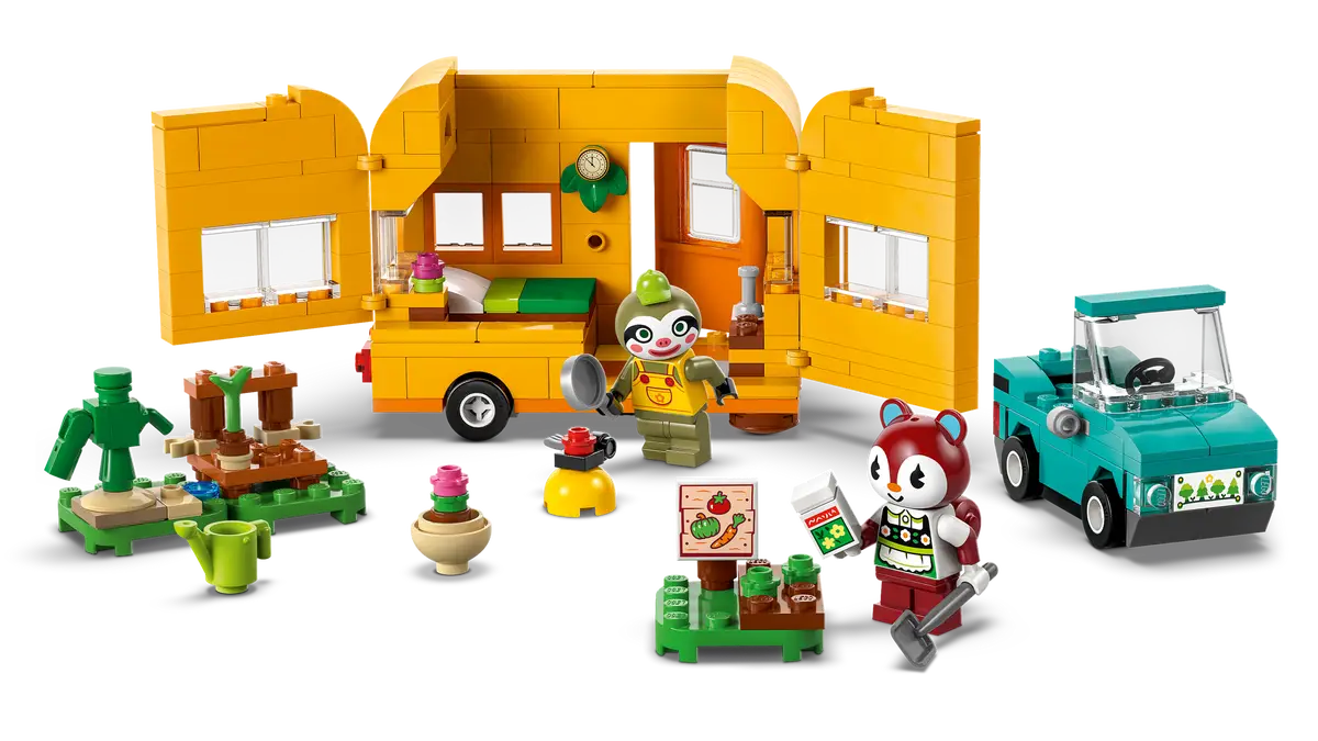 Ensemble de construction Caravane et atelier de jardinage de Leif (77054)