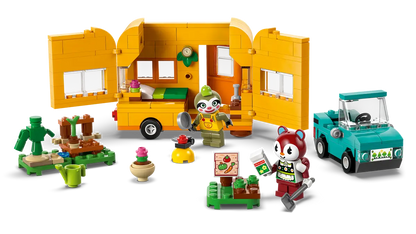 Ensemble de construction Caravane et atelier de jardinage de Leif (77054)