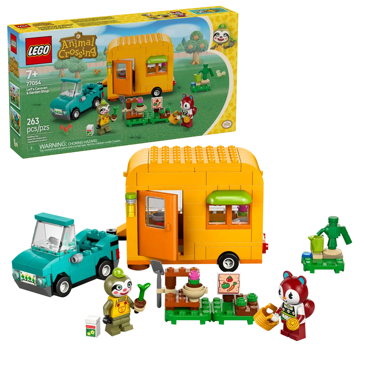 Ensemble de construction Caravane et atelier de jardinage de Leif (77054)