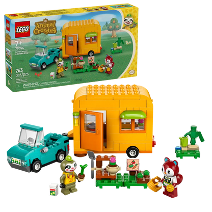 Ensemble de construction Caravane et atelier de jardinage de Leif (77054)