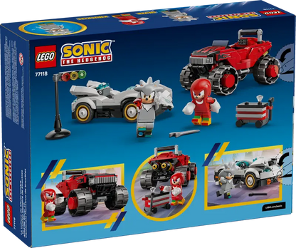 L'auto di Silver contro il Monster Truck di Knuckles (77118)