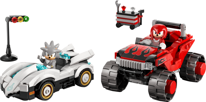 L'auto di Silver contro il Monster Truck di Knuckles (77118)