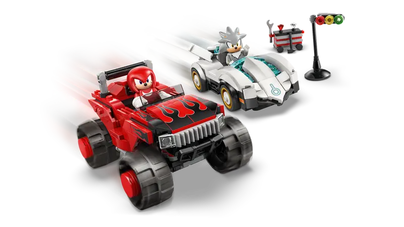 L'auto di Silver contro il Monster Truck di Knuckles (77118)