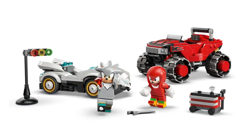 L'auto di Silver contro il Monster Truck di Knuckles (77118)