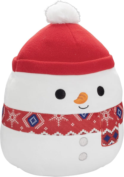 Squishmallows Weihnachten Manny der Schneemann